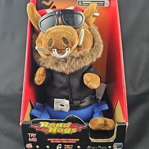 Gemmy Road Hogs Animated Sings 'Born To Be Wild' Plush Dancing Pig In Box